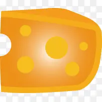 奶酪 黄色 圆形