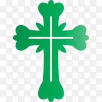 十字架 复活节 绿色