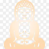 佛陀 坐着 头