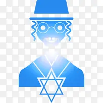 犹太 线条 眼镜