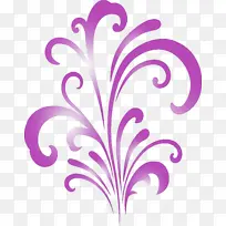 弹簧框 装饰框 紫色