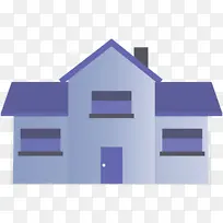 房屋 住宅 紫罗兰色