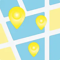 位置图 水彩 油漆
