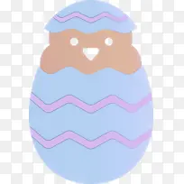 鸡蛋里的小鸡复活节快乐粉色卡通鼻子