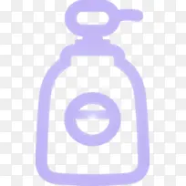 洗手消毒液瓶 符号