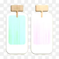 库存图标 冰淇淋图标 容器图标