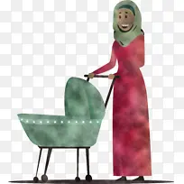 阿拉伯女人 阿拉伯女孩 椅子