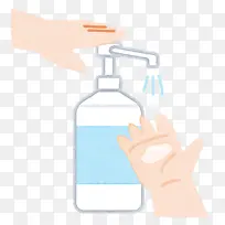 洗手 手 塑料瓶
