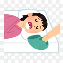 卡通 鼻子 脸颊