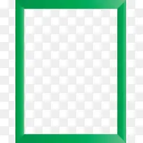 相框 绿色 长方形
