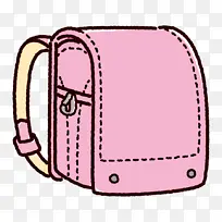 学校用品 粉色 袋子