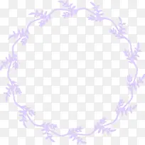 花框 花押字框 紫色