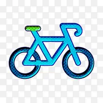 自行车图标 自行车比赛图标 自行车车架