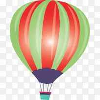 热气球 气球 绿色
