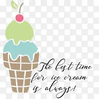 冰淇淋 冰淇淋蛋筒 标志