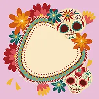 墨西哥元素 花卉设计 视觉艺术