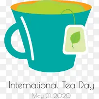 国际茶日 茶日 标识