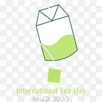 国际茶日 茶日 水彩