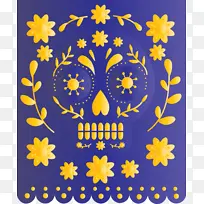 墨西哥彩旗 视觉艺术 花瓣
