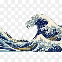 神奈川的巨浪 神奈川的巨浪全球偶像传记 浮世绘