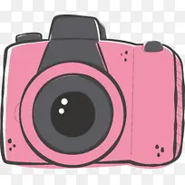 相机卡通 无镜可互换镜头相机 相机镜头