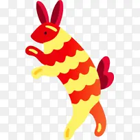 墨西哥元素 复活节兔子 兔子