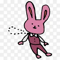 兔子 卡通 复活节兔子