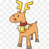 驯鹿 圣诞装饰品 鹿角