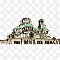 长方形会堂 中世纪建筑 圣亚历山达尔涅夫斯基大教堂