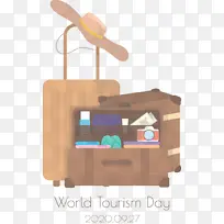 世界旅游日 旅行 行李