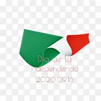 墨西哥独立日 商标 绿色