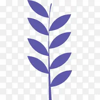 墨西哥元素 叶 植物茎