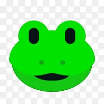 树蛙 绿色 笑脸