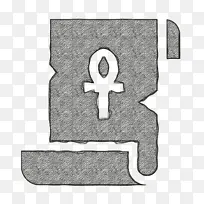 文化图标 埃及图标 象形文字图标