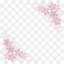 樱花 花卉设计 新年贺卡