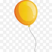 气球 黄色 椭圆形