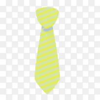 黄色 领带 线条