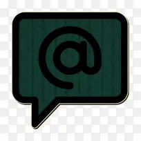 阿罗巴图标 电子邮件图标 信息图标