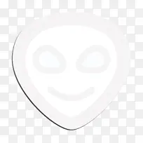 外星人图标 笑脸和人图标 圆圈