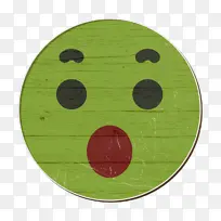 惊奇图标 表情符号图标 笑脸和人物图标