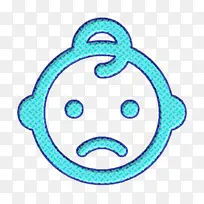 悲伤图标 笑脸和人物图标 笑脸