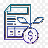 存款图标 金融科技图标 投资图标