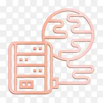 数据管理图标 连接图标 宽带图标