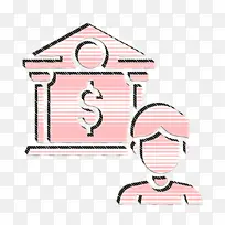 金融科技图标 银行图标 金融图标
