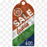 印度独立日销售标签 仪表