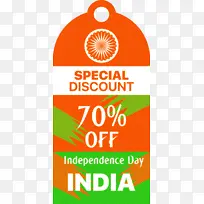 印度独立日销售标签 印度独立日 印度