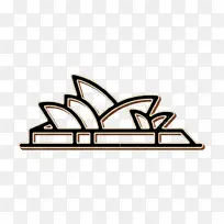 澳大利亚标志 纪念碑标志 悉尼歌剧院标志