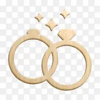 婚礼图标 结婚戒指图标 订婚戒指图标
