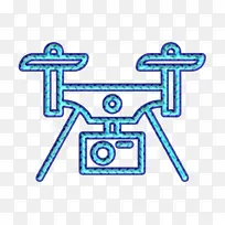 物流图标 无人机图标 标志