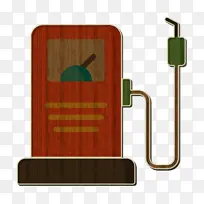 汽油图标 可再生能源图标 加油站图标